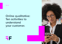 Forsta - Ten activities to understand your customer