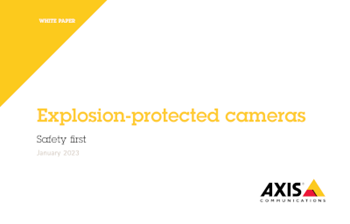Explosion protected cameras: Certified for hazardous areas