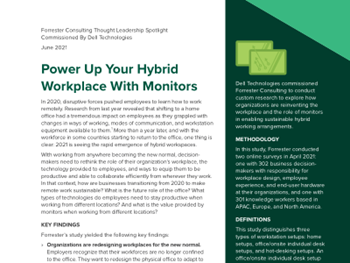 Dell Technologies Power Up Your Hybrid Workplace With Monitors