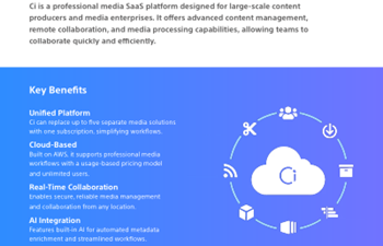 Sony-Ci Media Cloud Overview