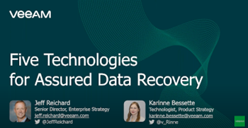 5 technologies for assured data recovery
