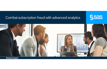 SAS - Combat subscription fraud with advanced analytics