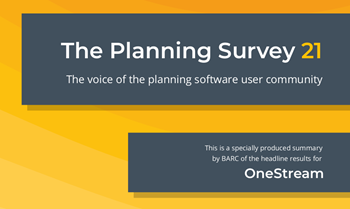 OneStream Software BARC: The Planning Survey 21