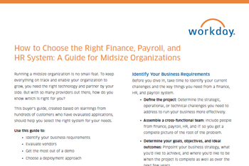 How to Choose the Right Finance, Payroll, and HR System