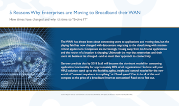 Silver Peak 5 Reasons Why Enterprises are Moving to Broadband their WAN