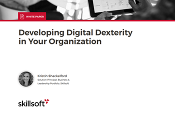 Skillsoft Developing Digital Dexterity in Your Organization