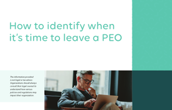 UKG - How to Identify When It’s Time to Leave a PEO