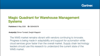 generix-Magic Quadrant for Warehouse Management Systems
