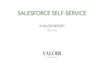 Salesforce Self-Service : A Valoir Report