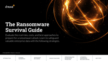 Druva The Ransomware Survival Guide
