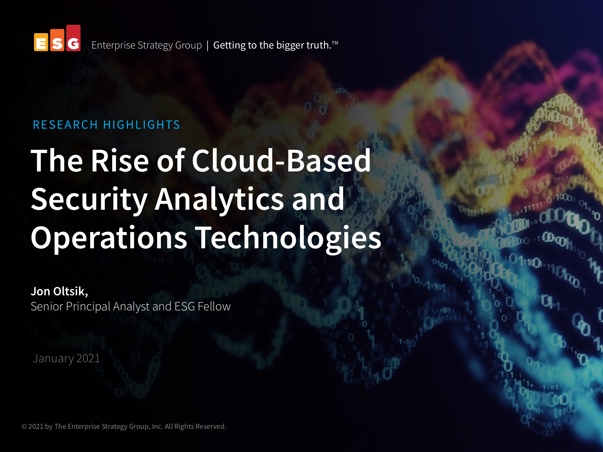 The Rise of Cloud-Based Security Analytics and Operations Technologies