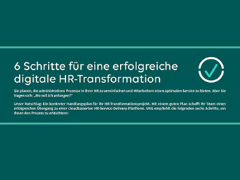 UKG 6 Schritte für eine erfolgreiche digitale HR-Transformation