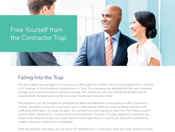 Globalization Partners Free Yourself from the Contractor Trap