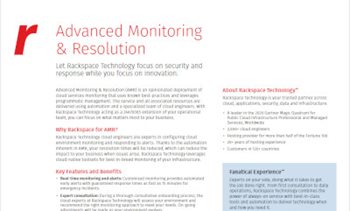 Advanced Monitoring & Resolution