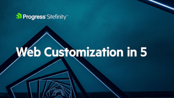 Progress Web Customization in 5