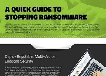 Webroot A Quick Guide to Stopping Ransomware