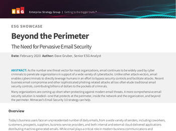 Mimecast Pervasive Email Security