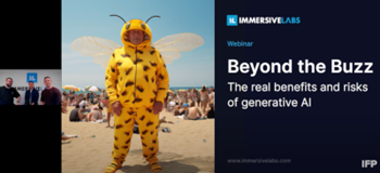 immersive labs - Beyond the Buzz: The real benefits and risks of generative AI