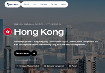 Remote - Employer of Record & Payroll Services in Hong Kong