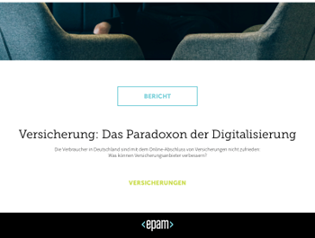 EPAM Versicherung: Das Paradoxon der Digitalisierung