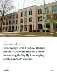 Evolv Technology - Champaign Unit 4 School District Builds Trust with Students