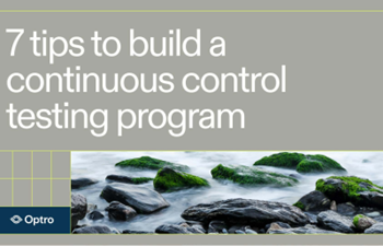 Optro - 7 tips to build a continuous control testing program