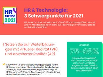 3 Technologie-Schwerpunktbereiche für 2021