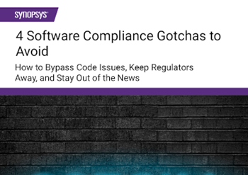 Synopsys - 4 Software Compliance Gotchas to Avoid 