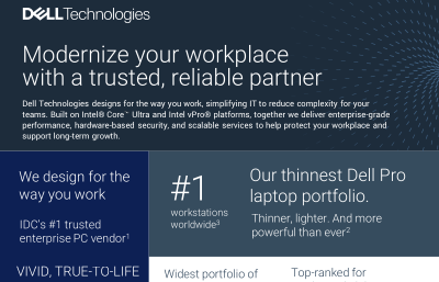 Modernize your workplace with a trusted, reliable partner