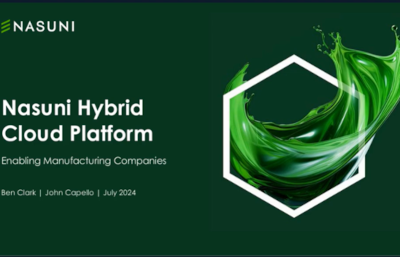 Gaining an Edge in Manufacturing with a Hybrid Cloud Solution