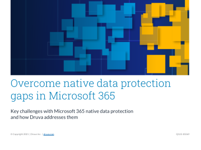 Overcome native data protection gaps in Microsoft 365