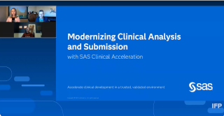 Modernizing clinical analysis and submission with SAS® Clinical Acceleration