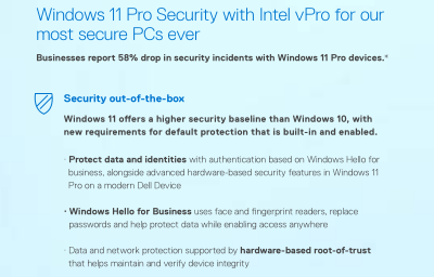 Maximise PC Security with Windows 11 Pro and Intel vPro