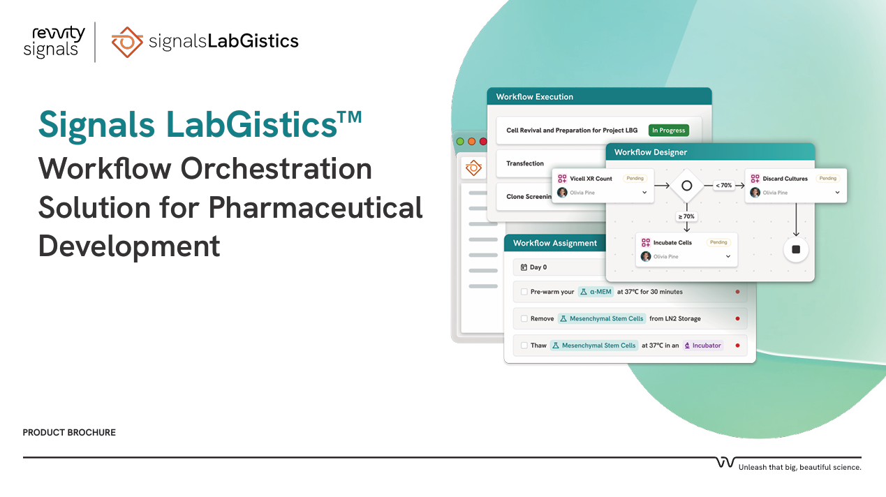 Signals LabGistics™ Workflow Orchestration Solution for Pharmaceutical Development