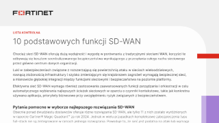 10 podstawowych funkcji SD-WAN