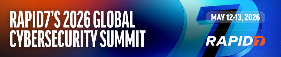 Rapid7 2026 Global Security Summit Banner