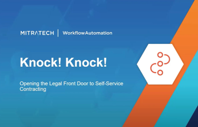 Knock Knock: Opening the Legal Front Door to Self-Service Contracting