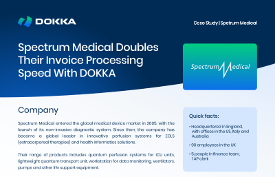Spectrum Medical Doubles Their Invoice Processing Speed With DOKKA