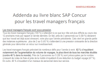 Rapport mondial 2022 des travel managers