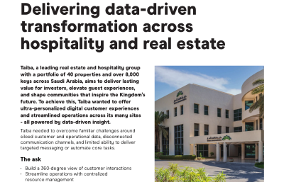 Delivering data-driven transformation across hospitality and real estate