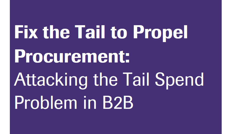 Fix the Tail to Propel Procurement: Attacking the Tail Spend Problem in B2B