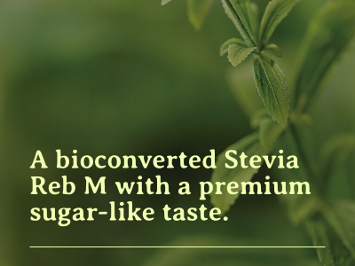 A bioconverted Stevia Reb M with a premium sugar-like taste