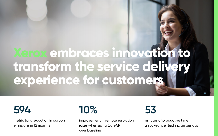 Xerox embraces innovation to transform service delivery for customers
