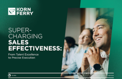 Supercharging Sales Effectiveness