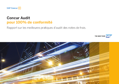 Concur Audit pour 100% de conformité