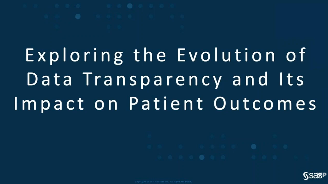 Exploring the Evolution of Data Transparency and Its Impact on Patient Outcomes