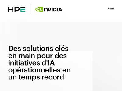 Des solutions clé en main pour des initiatives d’IA