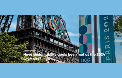 Have sustainability goals been met at the 2024 Olympics?