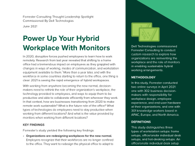 Power Up Your Hybrid Workplace With Monitors