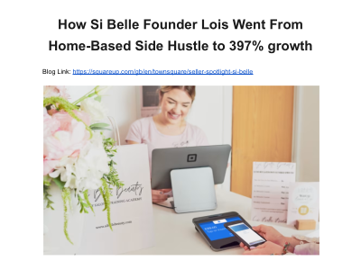 How Si Belle Founder Lois Went From Home-Based Side Hustle to 397% growth